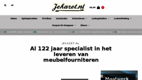 What Jekazet.nl website looked like in 2018 (6 years ago)