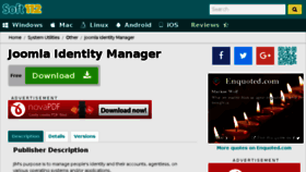 What Joomla-identity-manager.soft112.com website looked like in 2018 (6 years ago)