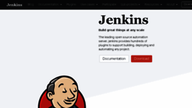 What Jenkins.io website looked like in 2018 (6 years ago)