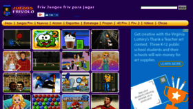 What Juegosfrivolo.com website looked like in 2018 (6 years ago)