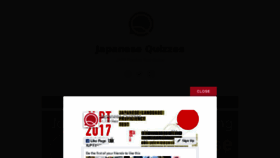 What Japanesequizzes.com website looked like in 2018 (6 years ago)