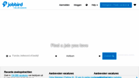 What Jobbird.com website looked like in 2018 (6 years ago)