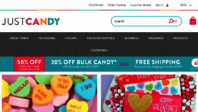 What Justcandy.com website looked like in 2018 (6 years ago)
