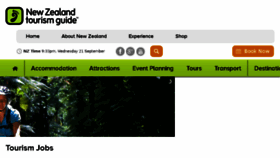 What Jobs.tourism.net.nz website looked like in 2018 (6 years ago)