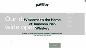 What Jamesonwhiskey.com website looked like in 2018 (6 years ago)