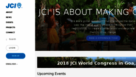 What Jci.cc website looked like in 2018 (6 years ago)