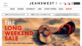 What Jeanswest.com.au website looked like in 2018 (6 years ago)