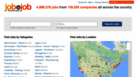 What Jobisjob.com website looked like in 2018 (6 years ago)