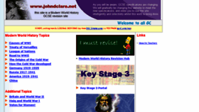 What Johndclare.net website looked like in 2018 (6 years ago)