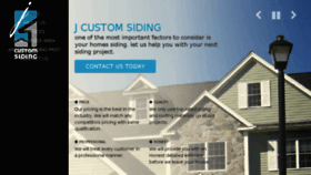 What Jcustomsiding.com website looked like in 2018 (6 years ago)