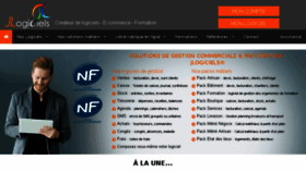 What Jlogiciels.fr website looked like in 2018 (6 years ago)
