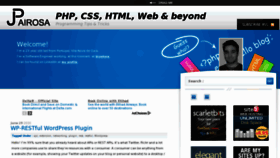 What Joseairosa.com website looked like in 2011 (12 years ago)