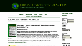 What Jurnal.umuslim.ac.id website looked like in 2018 (6 years ago)