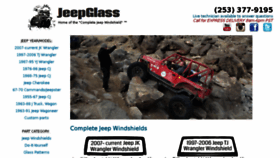 What Jeepglass.com website looked like in 2018 (6 years ago)