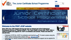 What Jcsp.ie website looked like in 2018 (6 years ago)