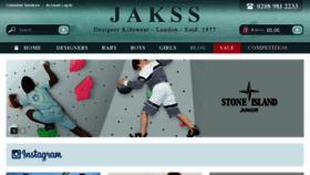 What Jakss.co.uk website looked like in 2018 (6 years ago)