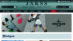 What Jakss.co.uk website looked like in 2018 (7 years ago)