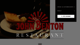 What Johnbenton.de website looked like in 2018 (6 years ago)