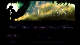 What Juliefain.com website looked like in 2018 (6 years ago)