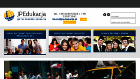 What Jpedukacja.pl website looked like in 2018 (6 years ago)