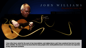 What Johnwilliamsguitarnotes.com website looked like in 2018 (6 years ago)