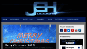 What Jehdesigns.com website looked like in 2018 (6 years ago)