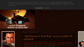 What Jimreevesbook.blogspot.co.uk website looked like in 2018 (6 years ago)