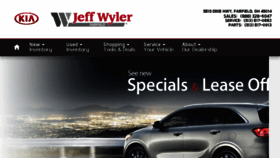 What Jeffwylerfairfieldkia.com website looked like in 2018 (6 years ago)