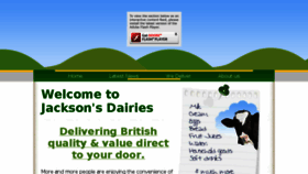 What Jacksonsdairy.co.uk website looked like in 2018 (6 years ago)