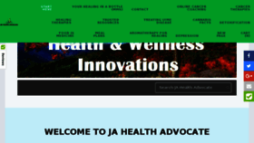 What Jahealthadvocate.com website looked like in 2018 (6 years ago)