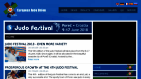 What Judofestival.com website looked like in 2018 (6 years ago)