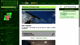 What Jeuxsoc.fr website looked like in 2018 (7 years ago)
