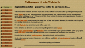 What Jadesign.dk website looked like in 2018 (6 years ago)