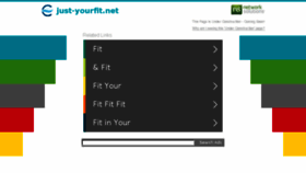 What Just-yourfit.net website looked like in 2018 (6 years ago)