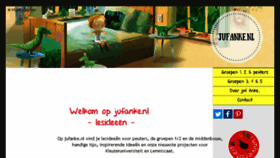 What Jufanke.nl website looked like in 2018 (6 years ago)