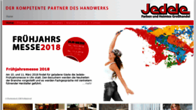 What Jedele.de website looked like in 2018 (6 years ago)