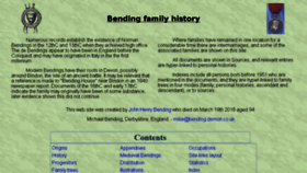What Jbending.org.uk website looked like in 2018 (6 years ago)