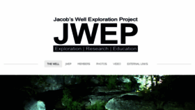 What Jacobswellexplorationproject.org website looked like in 2018 (6 years ago)