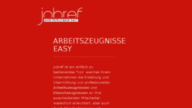 What Jobref.de website looked like in 2018 (6 years ago)