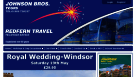 What Johnsonstours.co.uk website looked like in 2018 (6 years ago)