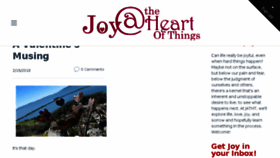 What Joyattheheart.com website looked like in 2018 (6 years ago)