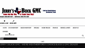 What Jerrysbuickgmc.com website looked like in 2018 (6 years ago)