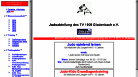 What Judo-gladenbach.de website looked like in 2018 (6 years ago)