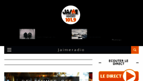 What Jaimeradio.fr website looked like in 2018 (6 years ago)