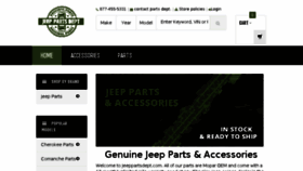 What Jeeppartsdept.com website looked like in 2018 (6 years ago)