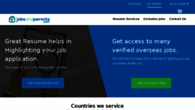 What Jobsandpermits.com website looked like in 2018 (6 years ago)