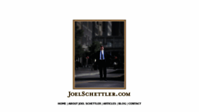 What Joelschettler.com website looked like in 2018 (6 years ago)