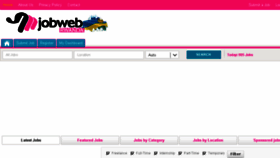 What Jobwebrwanda.com website looked like in 2018 (6 years ago)