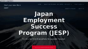 What Jesp.tokyo website looked like in 2018 (6 years ago)