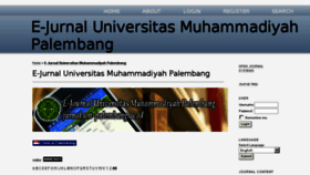 What Jurnal.umpalembang.ac.id website looked like in 2018 (6 years ago)